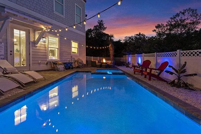 Beach Kissed Bliss | Pool & Hot Tub | Weddings | Beach Views | Golf Cart