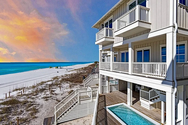 Reel Em Inn | Beachfront Luxury Estate | Heated Pool | Beautiful Weddings