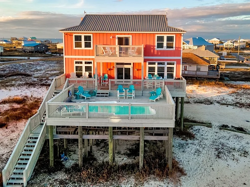 Private Pool, Gulf View Beach House - Wave Loudest