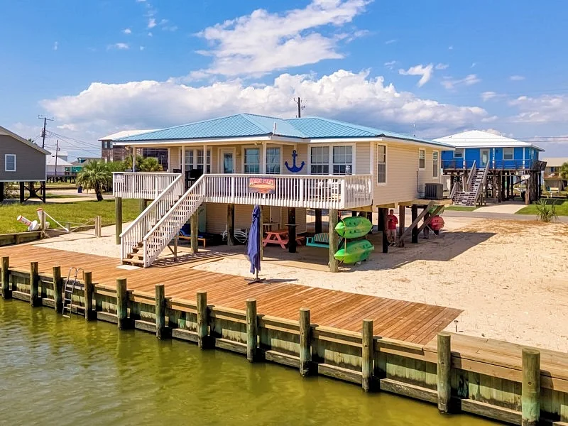 Sunset Point - Canal, boat dock, large bulkhead deck, walk to beaches!