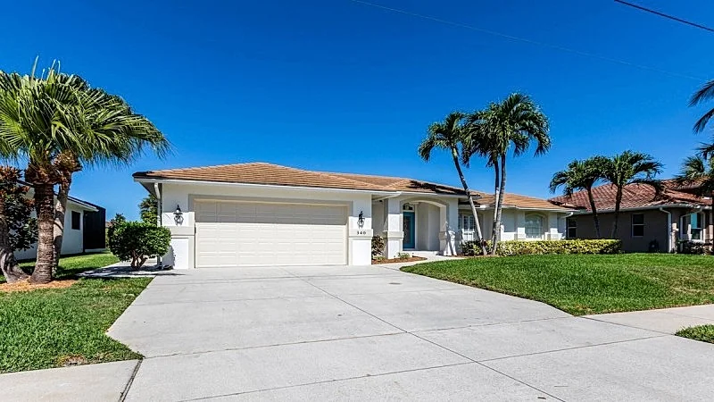 Lovely 3 bedroom 2 bath inland home with heated pool.