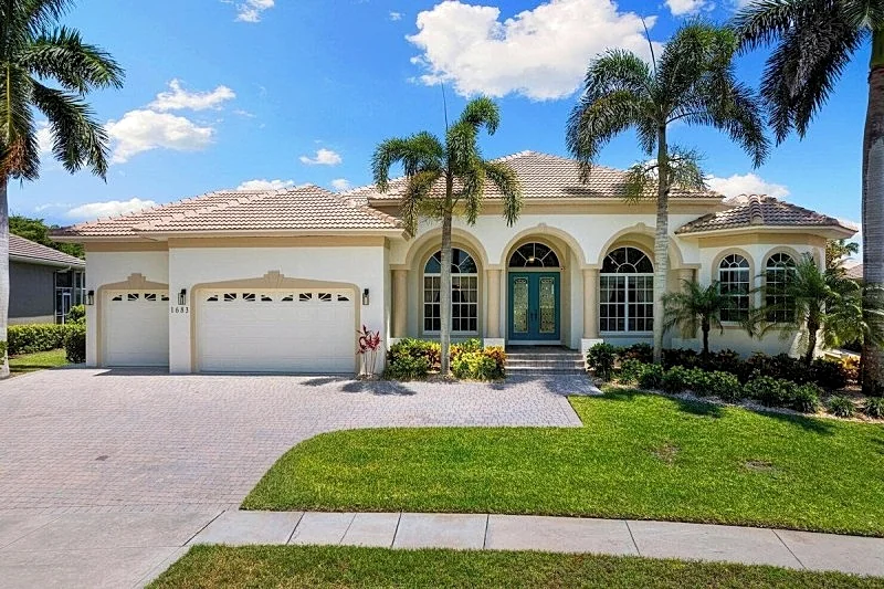 This waterfront home on Marco Island is the perfect vacation destination for...