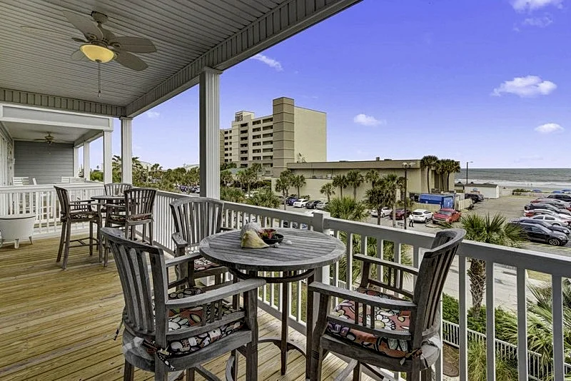 Folly Me to the Beach! Folly Beach Vacation Rental -Ocean View Condo with Pool & Easy Beach Access
