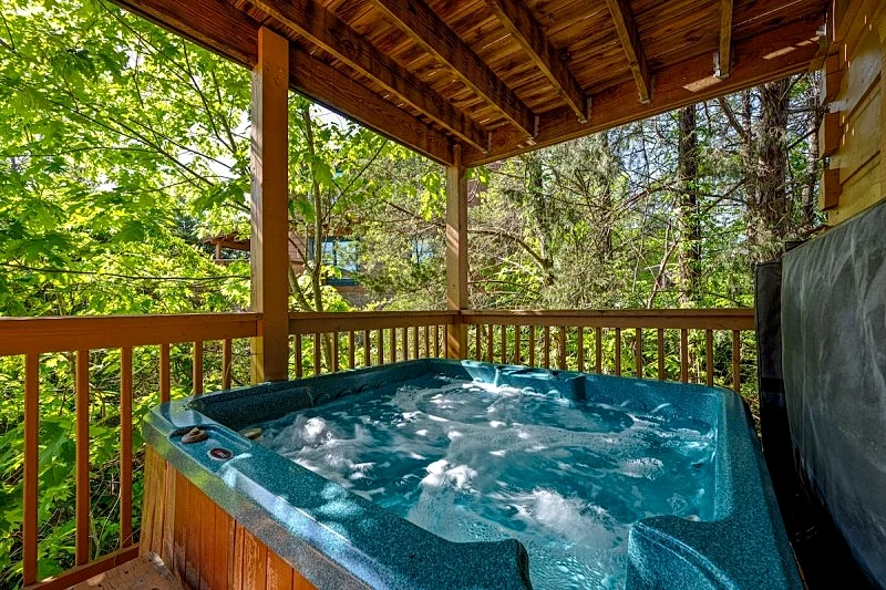 Hibernation Cabin: Outdoor fireplace, Hot Tub, Resort Pool