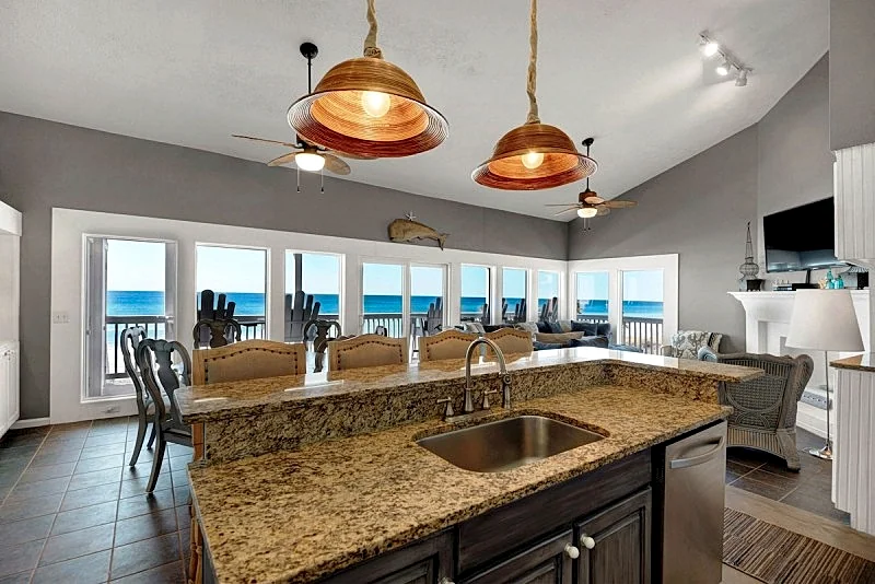 Beautiful Corner (End) Unit with Wrap-Around Balcony and Western Sunset Views