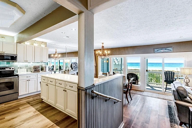 Oceanfront, 1st Floor (Lower), Fully-Updated, Luxurious 3-BR, 3-Bath Condominium