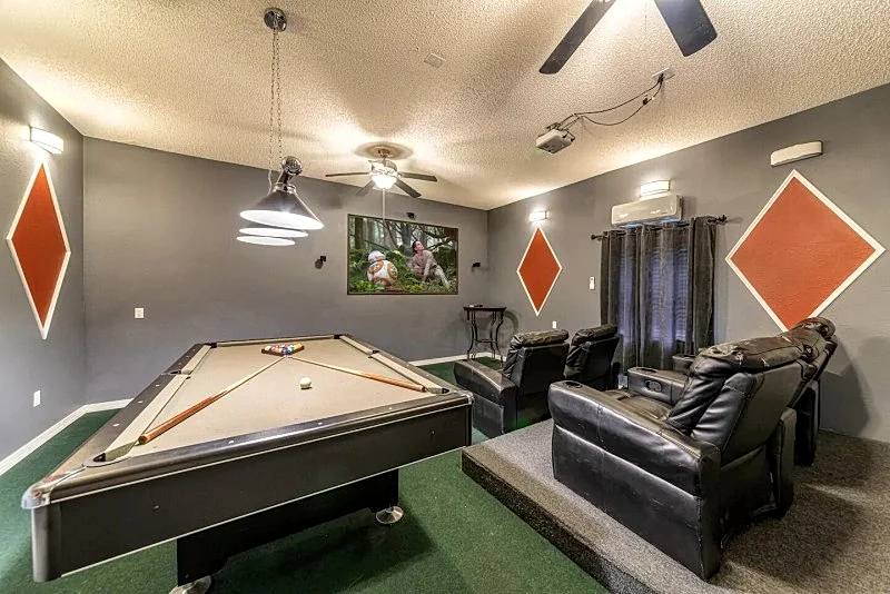 Modern Luxury Villa | 5 min2Disney | Movie Room | South-facing Pool/Spa | Themed Rooms