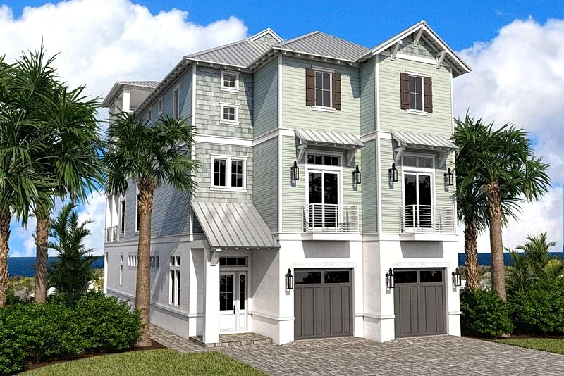 Brand new beachfront home