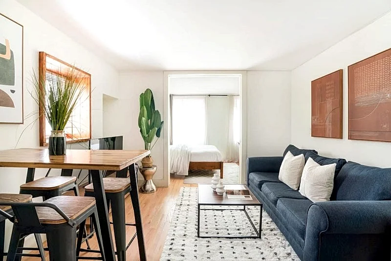 75-2A Furnished 1BR W/D Elevator - central park