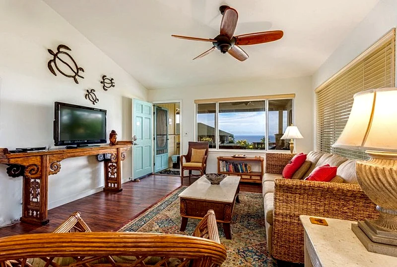 Ocean View, Gated Community, 2 bedroom/2 bath, Central A/C , 24 Hr. check in