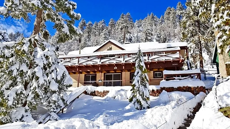 Big Bear's Most Unique Location! Amazing View, Wood Fireplace, Backs To Mountain