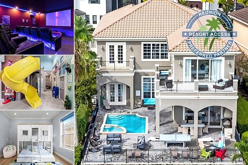 Legends Manor | Games Room | Theater Room | Themed Bedrooms | Reunion Membership