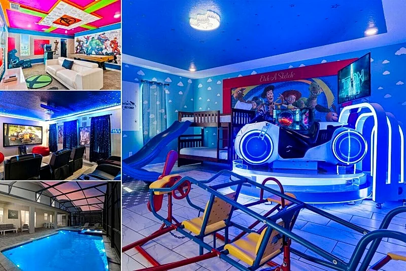 Storey Lake Delight | 8 bed, 5 bath | Private Pool | Themed Bedrooms | Theater Room