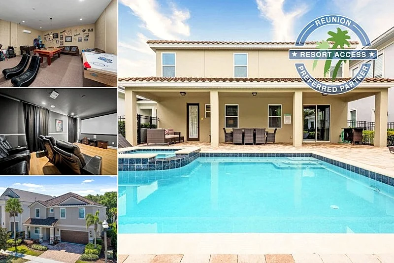 West Reunion Estate | Games Room, Theater, and South Facing Pool!