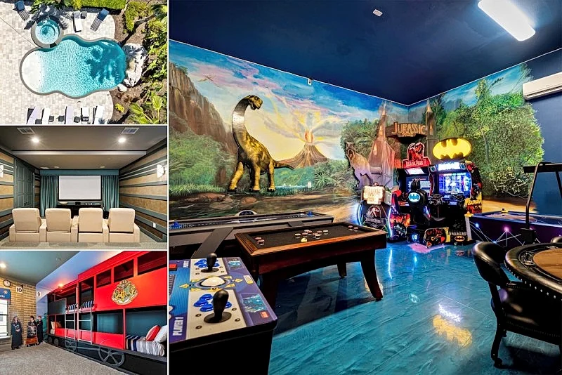 Purpose Built Vacation Home | Games Room | Theater Room | Themed Bedroom | Private Pool