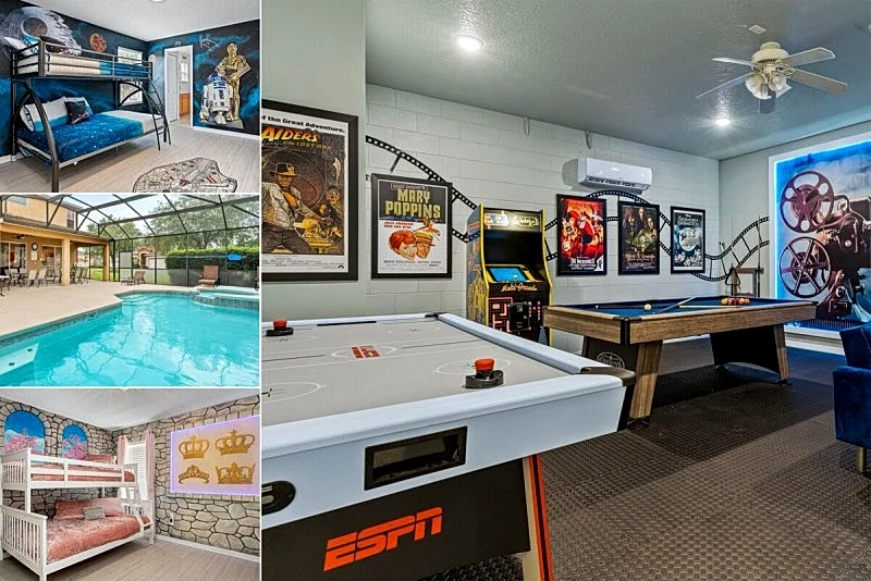 Emerald Delight | Games Room | Themed Bedrooms | Close to Disney