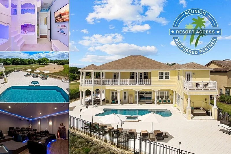 The House at Reunion | South Facing Pool | Game & Movie Room