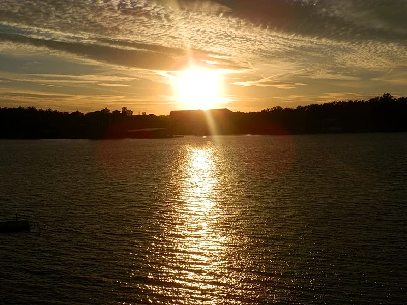 Fantastic views and amazing sunsets.  Book early for best dates.