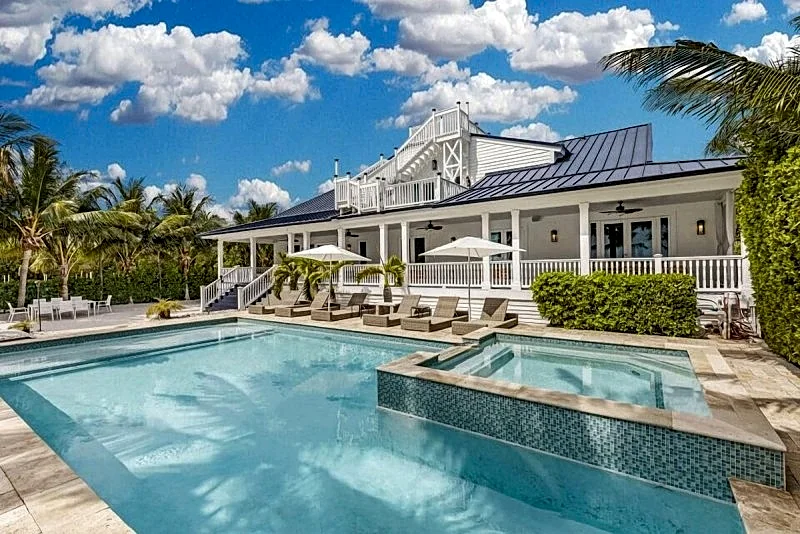 Turtle Crawl 5BR open water view home in Long Key